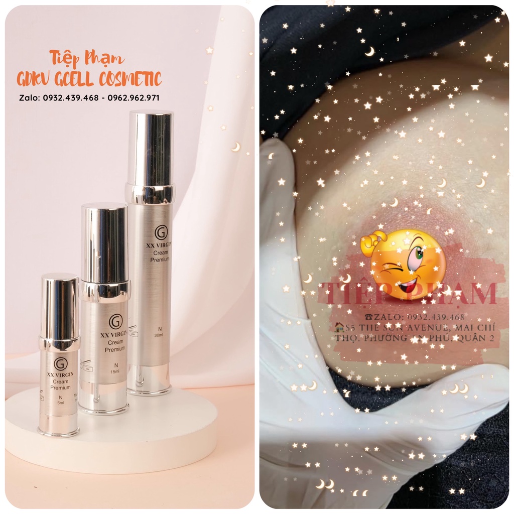 Kem Làm Hồng Nhũ Hoa và Bikini XXvirgin Gcell Hàn Quốc 30ml