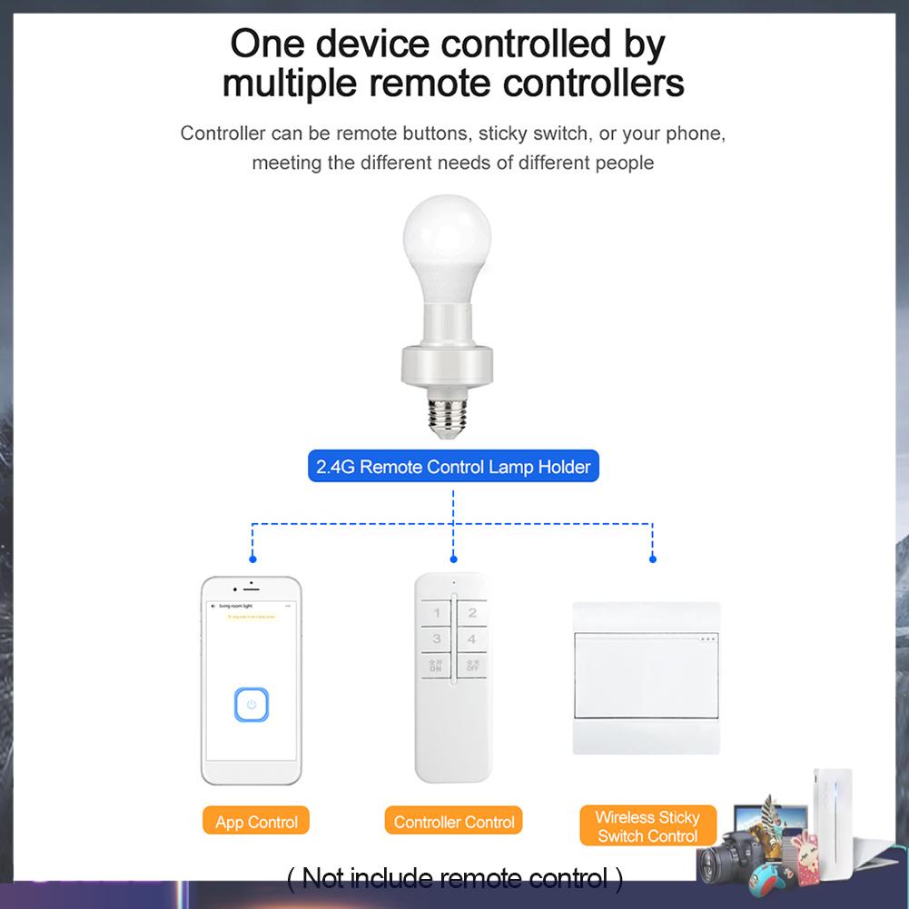 Đuôi bóng đèn thông minh E27 kết nối Bluetooth