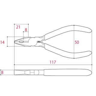 Kìm điện mini 115mm MP-115 Tsunoda