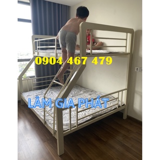 Giường sắt 2 tầng 1m2x1m8 (khu vựa  HCM )