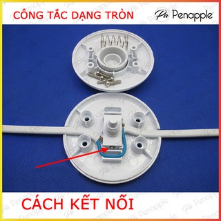 CÔNG TẮC DẠNG TRÒN MÀU ĐEN