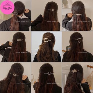 Trâm cài tóc kim loại sang chảnh, trâm cổ trang, kẹp tóc cổ điển cho nữ