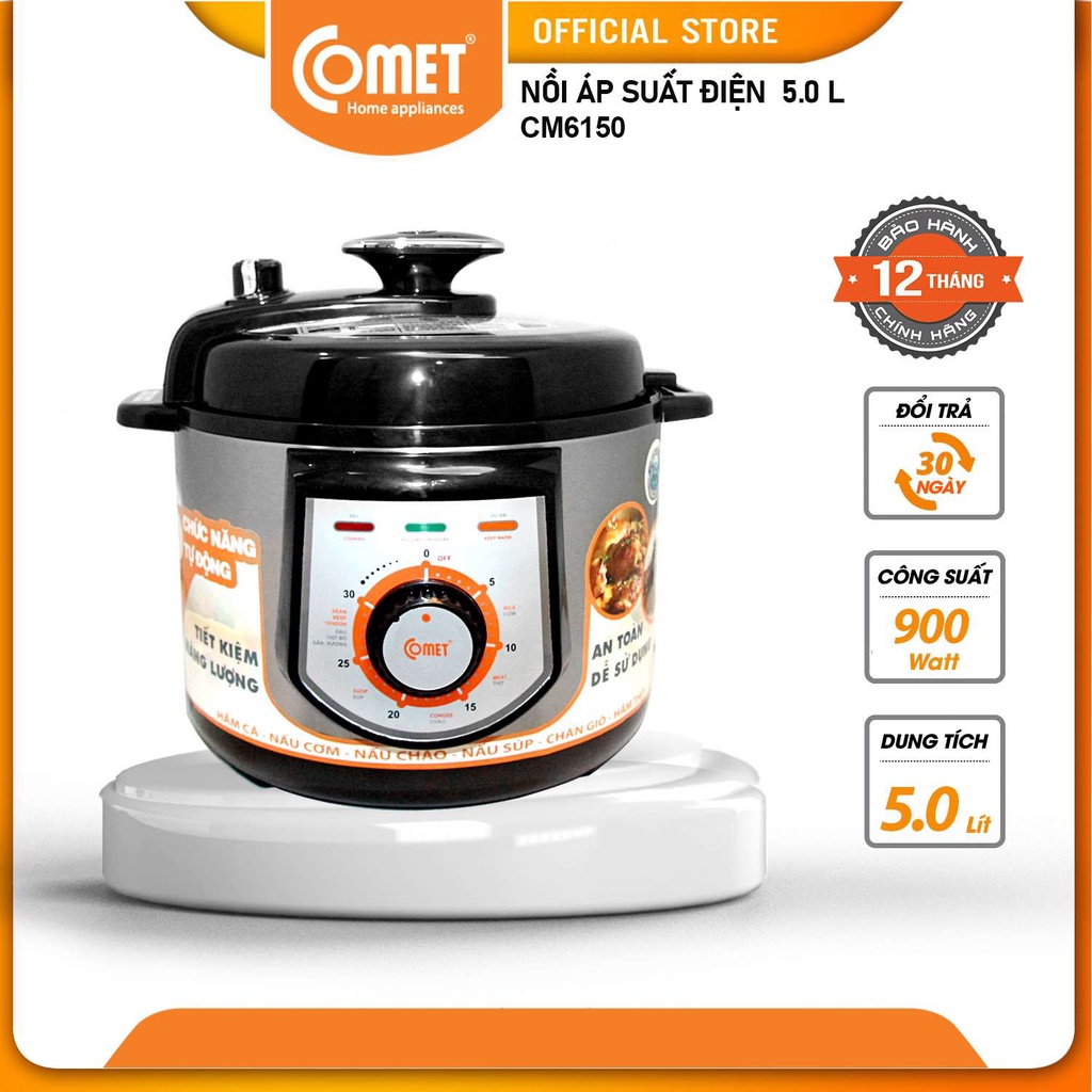 Nồi áp suất điện 5L COMET - CM6150