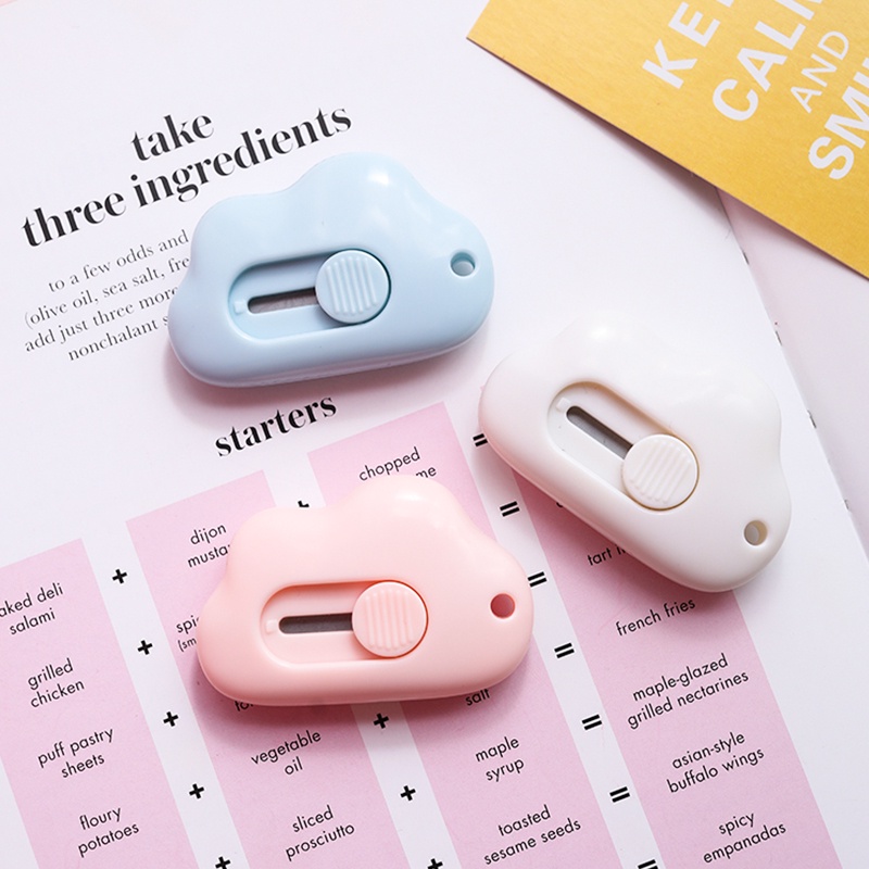 Dao Cắt Giấy Mini Hình Đám Mây Hoạt Hình Đáng Yêu