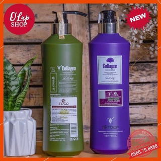 Cặp gội xả phục hồi kích mọc tóc toco collagen 785mlx2
