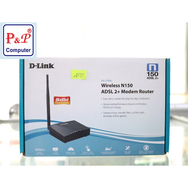 Router Wi-Fi  – Thiết bị mạng không dây D-link DSL-2700U