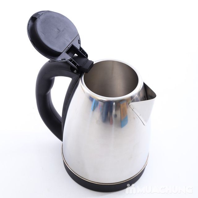 Ấm siêu tốc inox đun nước sôi 1.8L Electric Kettle cắm điện tự ngắt, bình đun nấu nước nóng siêu tốc pha sữa, trà cà phê