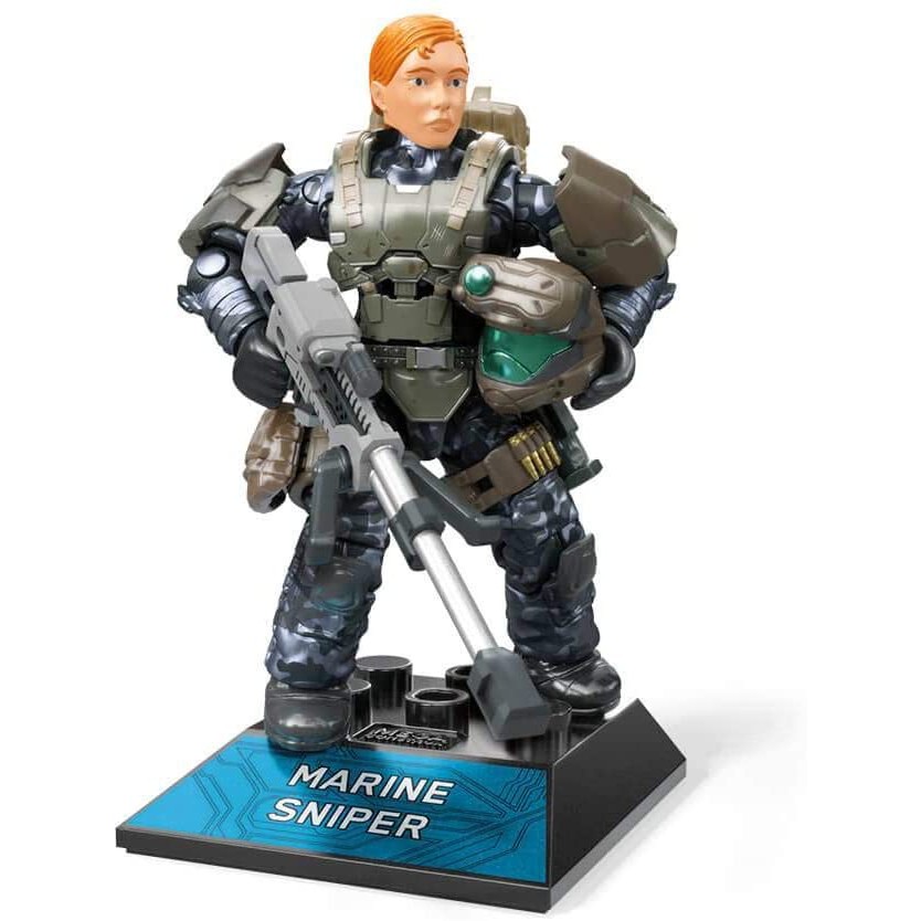 Mega Construx Halo Infinite Marine Sniper Minifigure - Bộ xếp hình Mega Construx