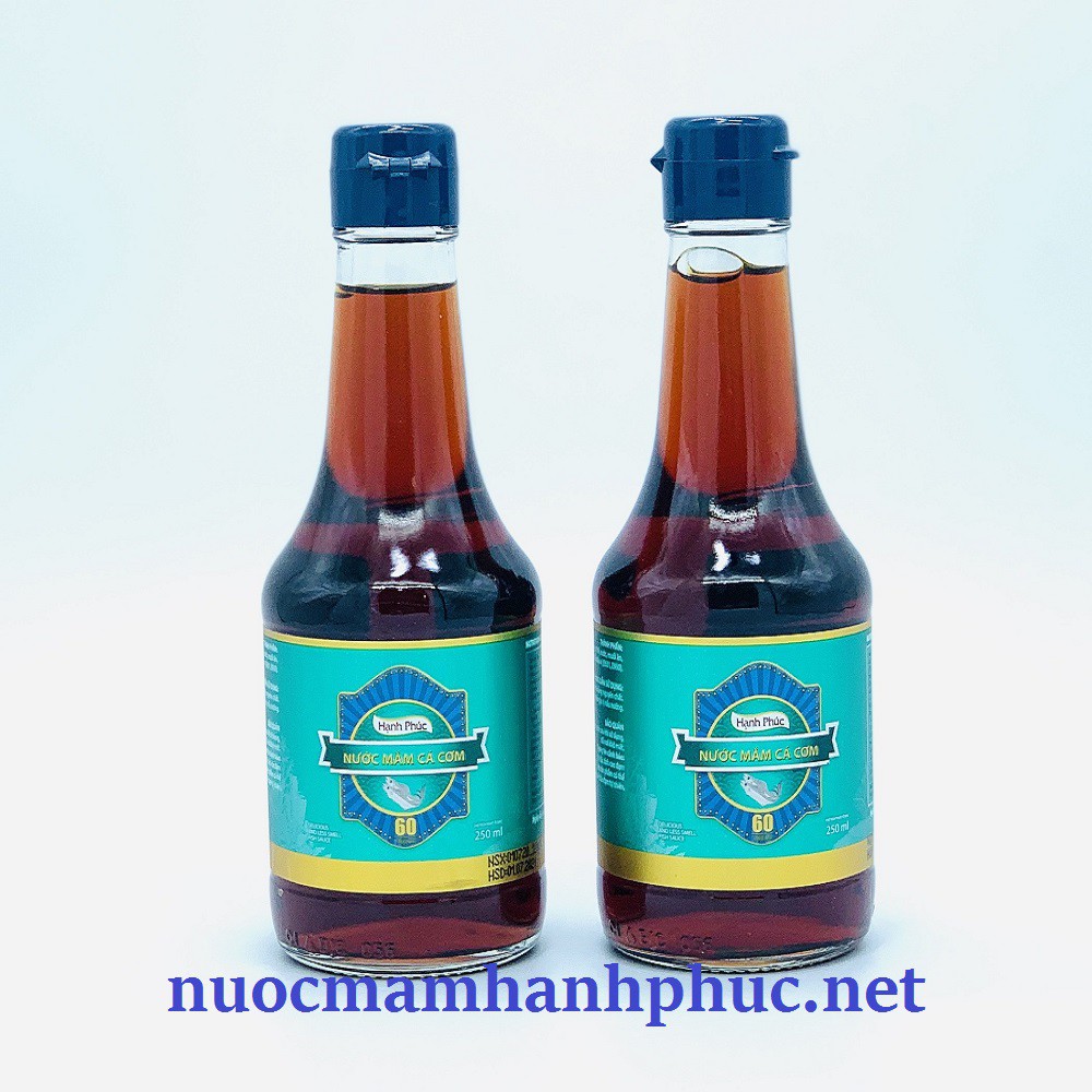 [Combo 2 chai] Nước mắm Hạnh Phúc 60 độ đạm chai 250ml