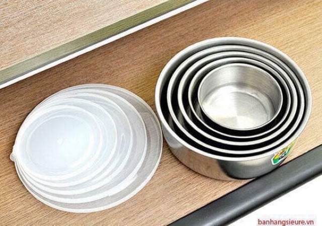 Bộ 5 bát inox