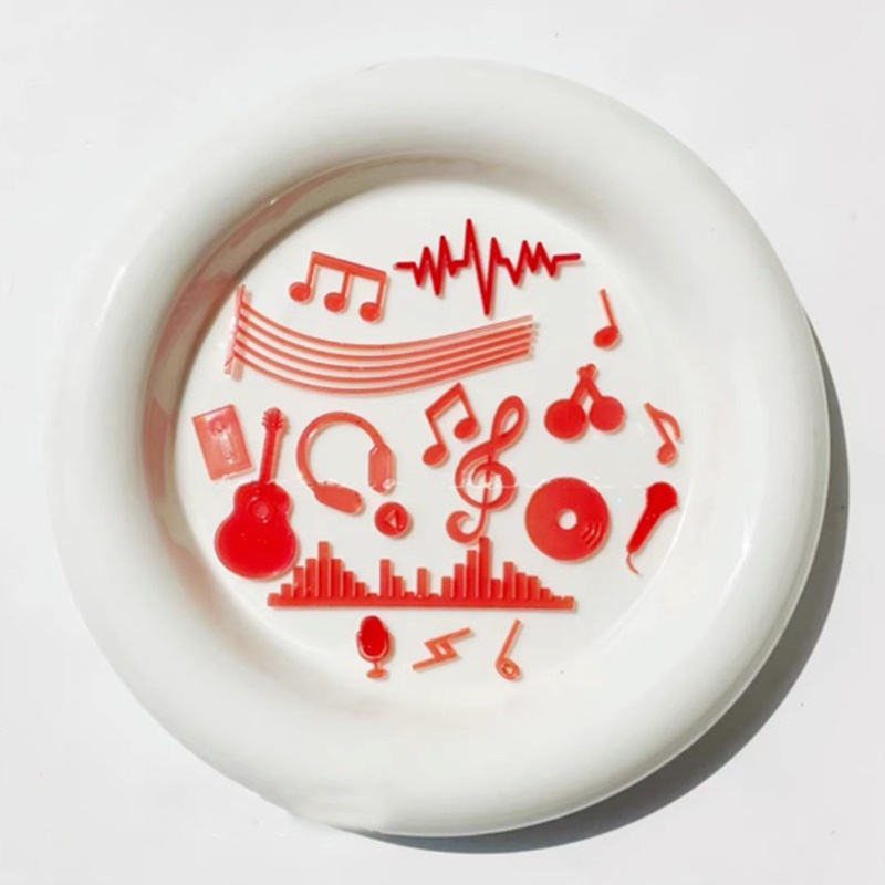 Sa Khuôn Silicone Làm Móc Khóa Hình Nốt Nhạc