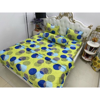 Bộ drap thun🌹FREESHIP🌹ga thun Lạnh Hàn Quốc mẫu hoa giấy (1 ga,3 áo gối)