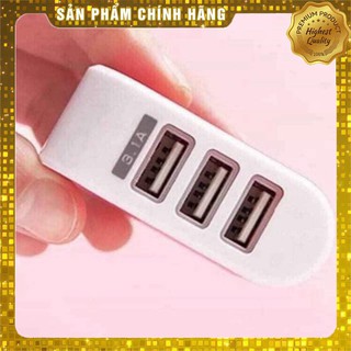 Củ sạc 3 cổng usb đa năng [ phukienthoitrang29 ]