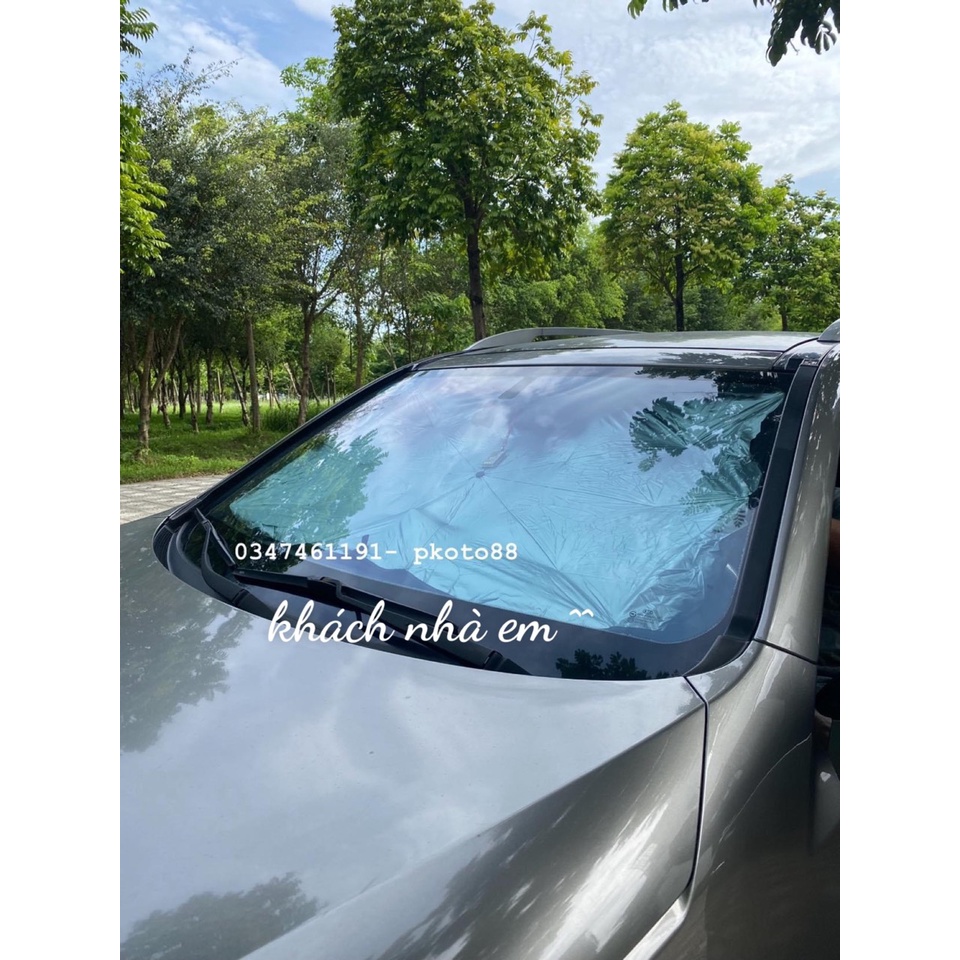 Ô che kính lái xe ô tô - Dù che nắng kính lái chống nắng hiệu quả, tiện lợi