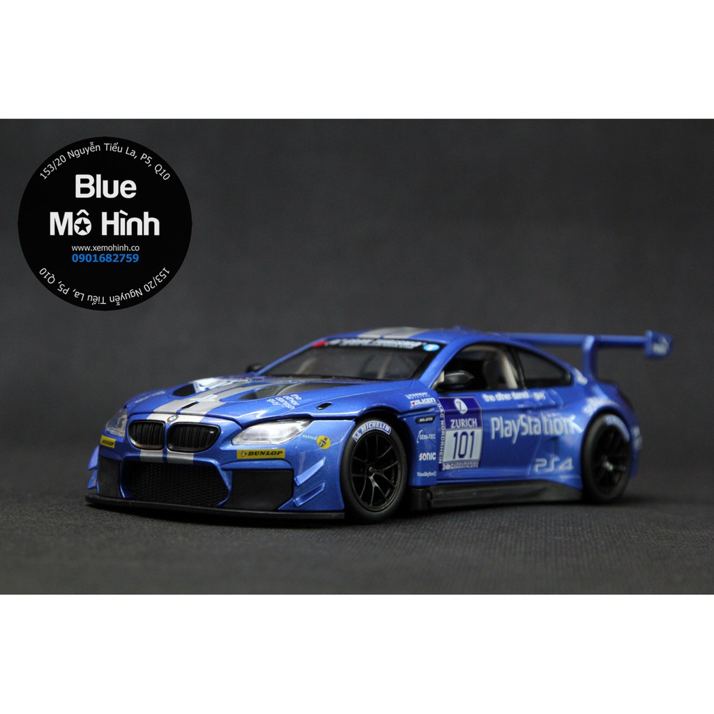 Blue mô hình | Xe mô hình BMW M6 GT3 1:24