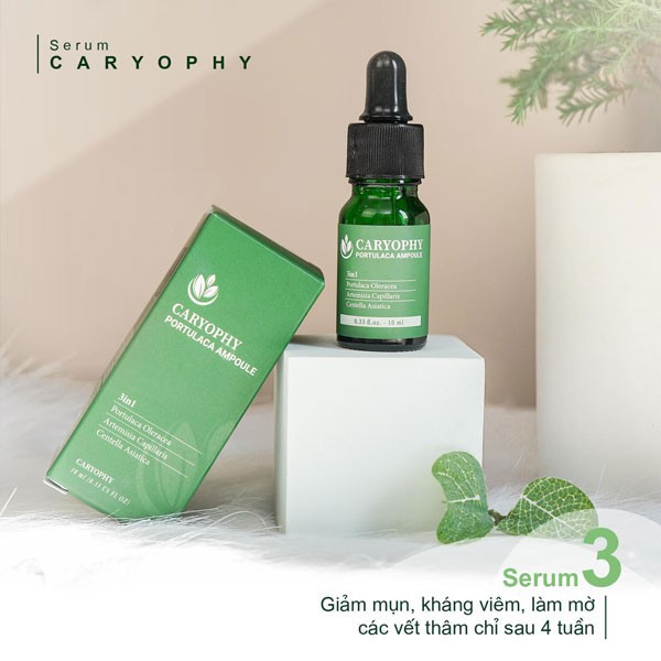 Serum ngừa mụn và thâm caryophy chính hãng