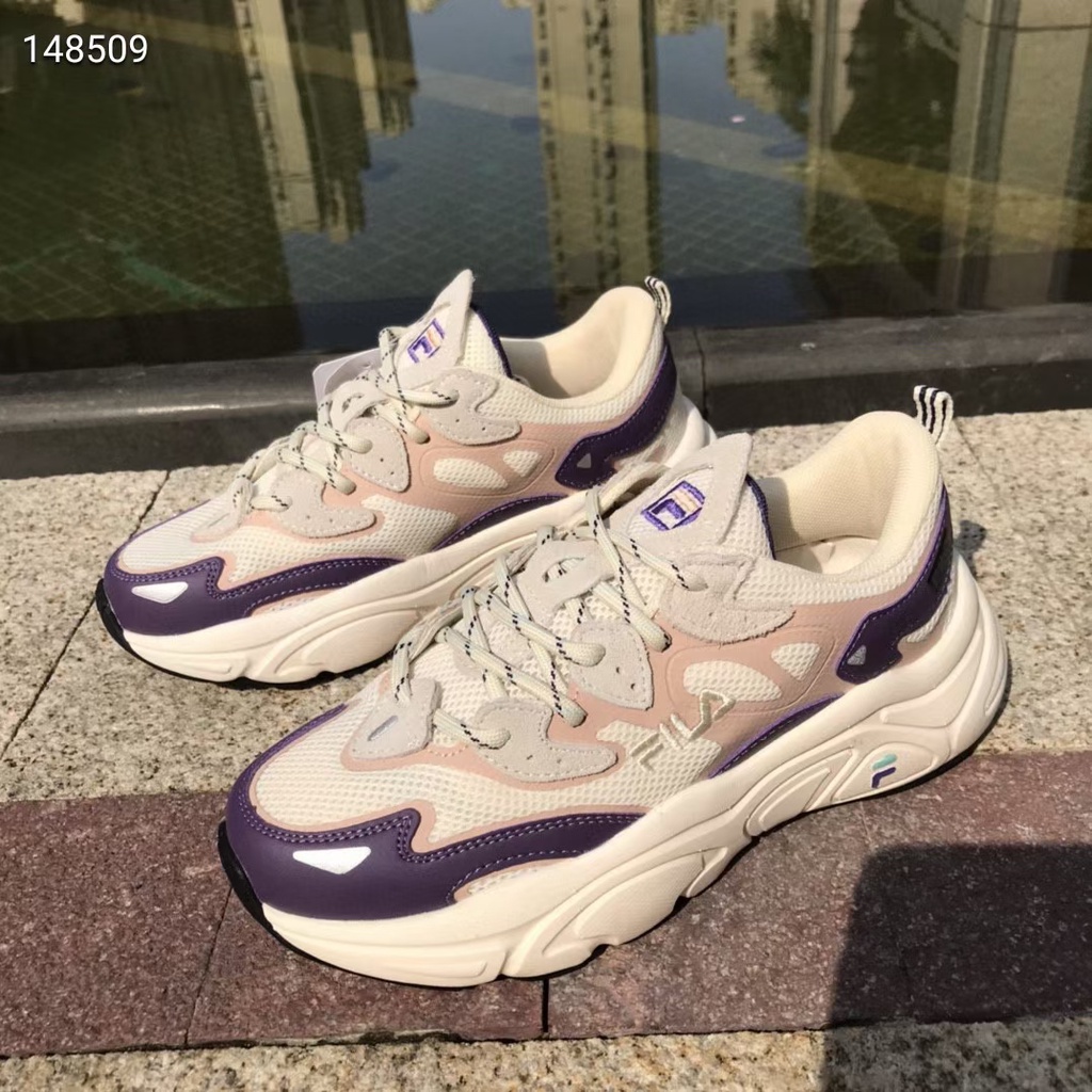 Giày Thể Thao Fi.La Disruptor 2 Script, Hot Nhất 2022, Hack Dáng 6cm, Siêu Êm, Siêu Bền, Hàng SC, Bản Trung Quốc