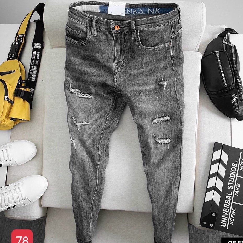 Quần Jean Nam thời trang cao cấp nam King168 , quần jeans thiết kế đẹp cao cấp nam F08