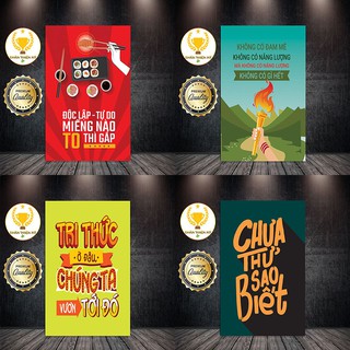 Tranh động lực - Xả kho giá xưởng- MUA 4 TẶNG 1