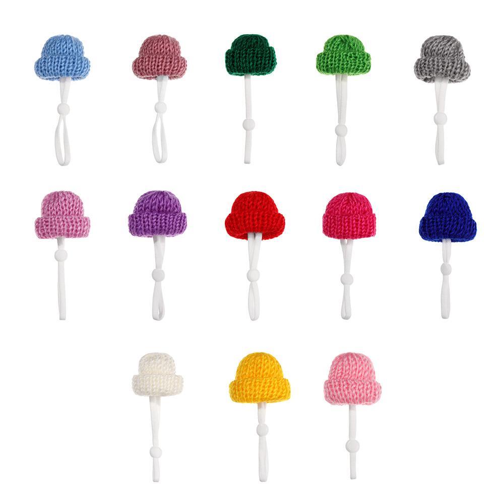 LEISURE Set 2 Mũ Len Màu Trơn Thời Trang Cho Thú Cưng