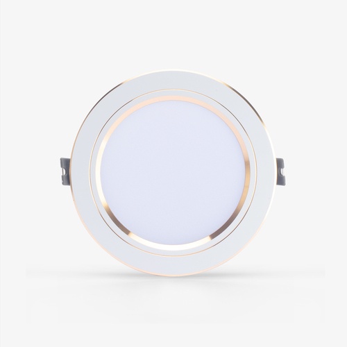 Đèn Led Âm Trần Rạng Đông 7w,9w,12w, Đèn Downlight Âm Trần Rạng Đông 3 Mầu Viền Vàng, Viền Bạc Phi 90, 110