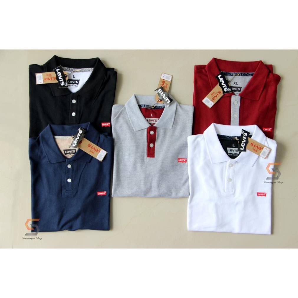 Levis / Áo thun Polo nhập khẩu chính hãng có cổ - Levis New