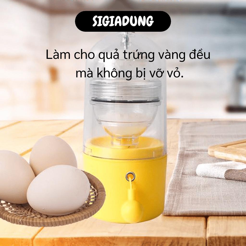 Máy lắc trứng trộn lòng đỏ và trắng GIÁ SỈ Dụng cụ quay trứng vàng cho bé bằng tay