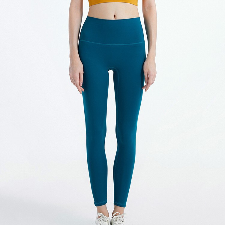 Lululemon     Quần Legging Tập Yoga Lưng Cao 8 Màu Sắc Phong Cách Hàn Quốc