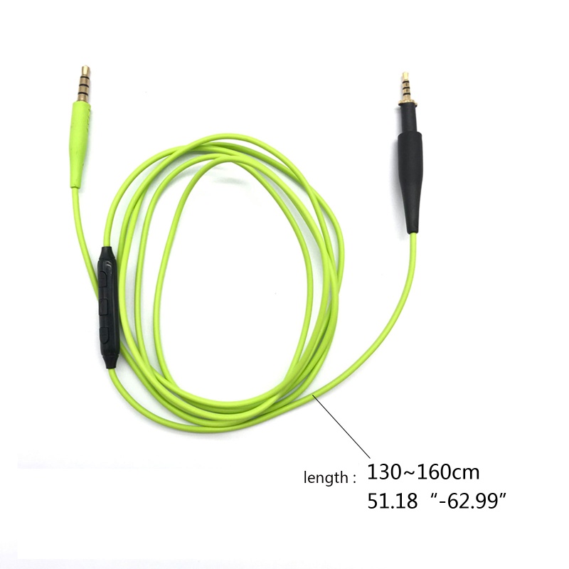 Dây Cáp Tai Nghe Chơi Game Jack 3.5Mm Có Nút Điều Chỉnh Âm Lượng Tiện Dụng