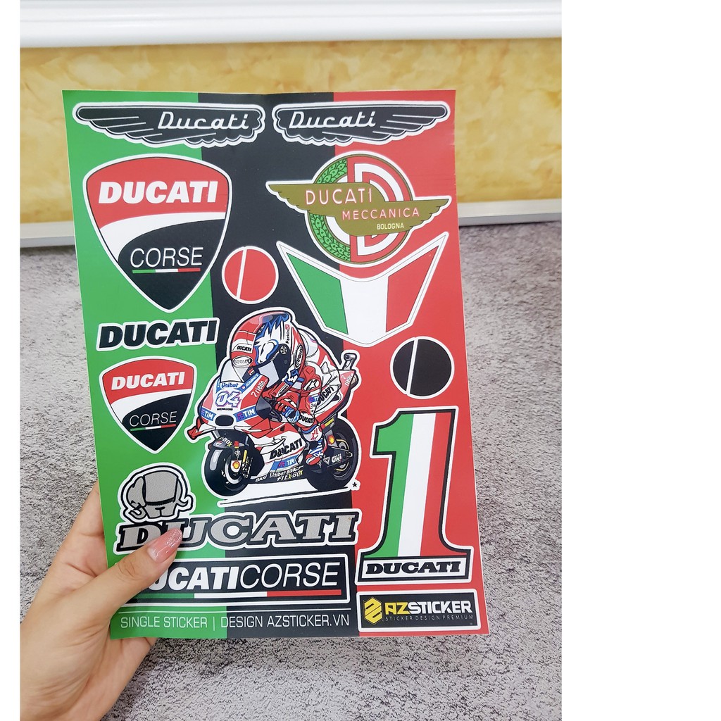 Sticker  Dán Xe Máy Mã 09 , Xe Đạp Điện , Nón Bảo Hiểm , Laptop , Máy Tính Chống Thấm Nước , Chống Bay Màu