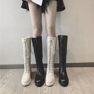 (sẵn - lẻ size) boots đùi phong cách Ulzzang mới nhất mùa thu 2019, hàng quảng châu loại đẹp