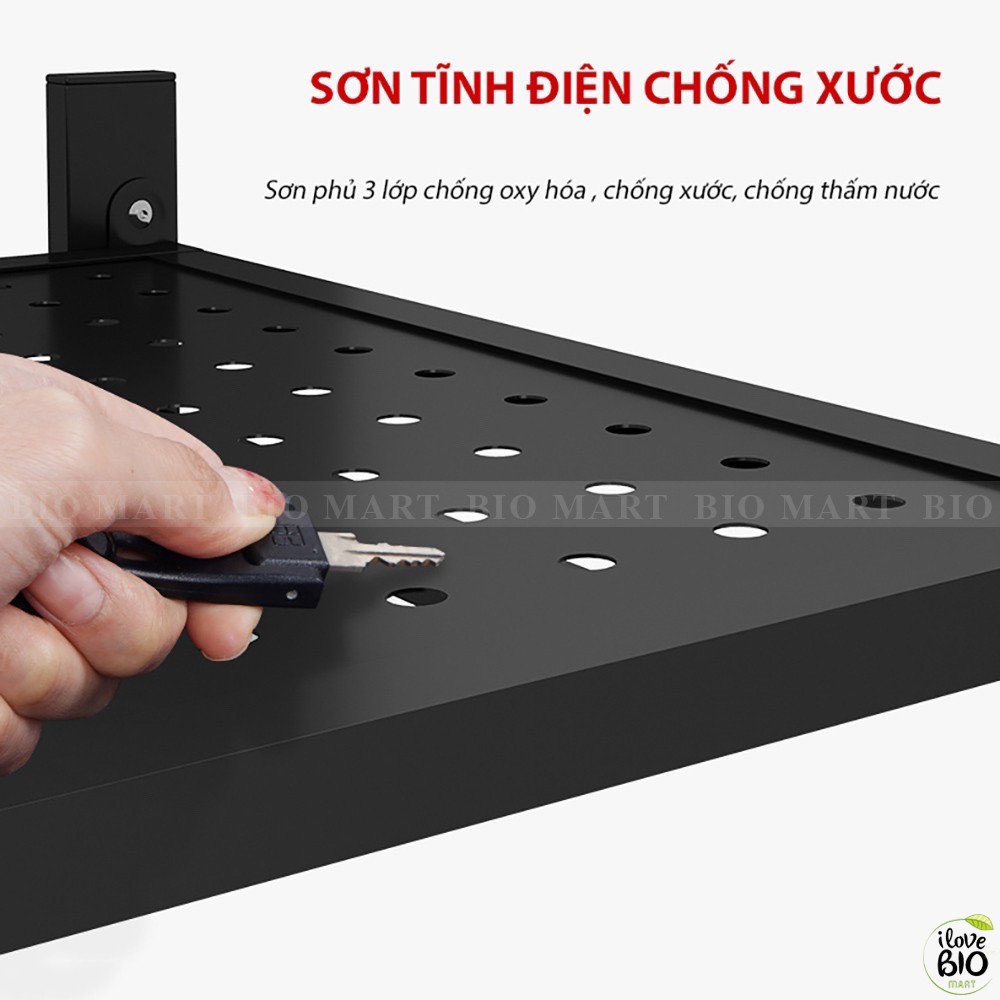 Kệ Để Đồ Đa Năng Kệ Gấp Gọn 3 Tầng Cho Nhà Bếp, Phòng Ăn, Phòng Tắm - Q078A