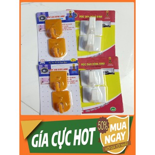 Vỉ 2 móc dán tường đóng đinh siêu chắc