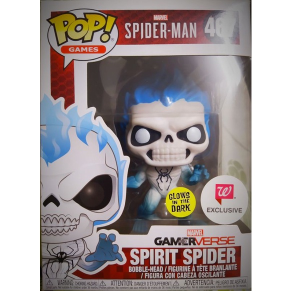 Funko Pop! Marvel Spider-Man - Spirit Spider (GITD)(Walgreens)