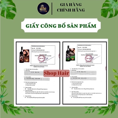 Dầu gội phủ bạc SIN HAIR Nhật Bản 500ml, thành phần nhân sâm tự nhiên giúp đen tóc, nâu tóc từ lần gội đầu tiên.