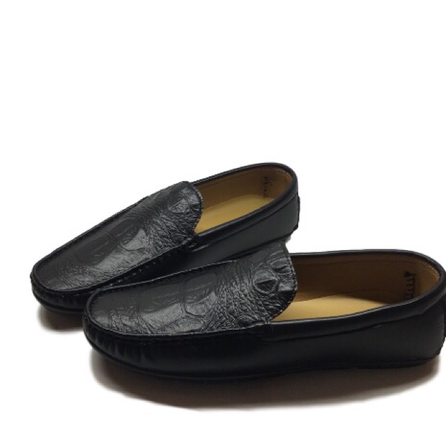 Giầy Mọi Lười Nam Dập Vân Cá Sấu Siêu Chất | BigBuy360 - bigbuy360.vn