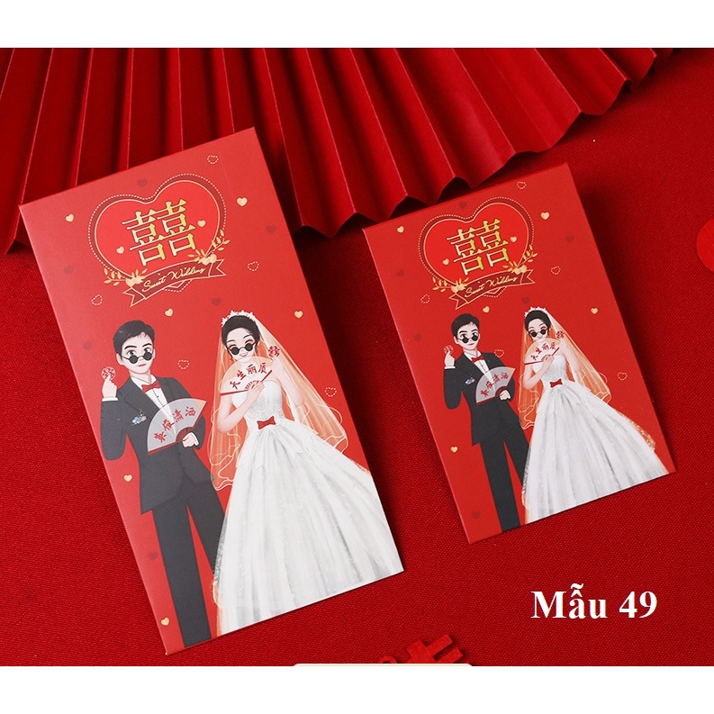 Bao lì xì dùng trong bưng quả đám cưới