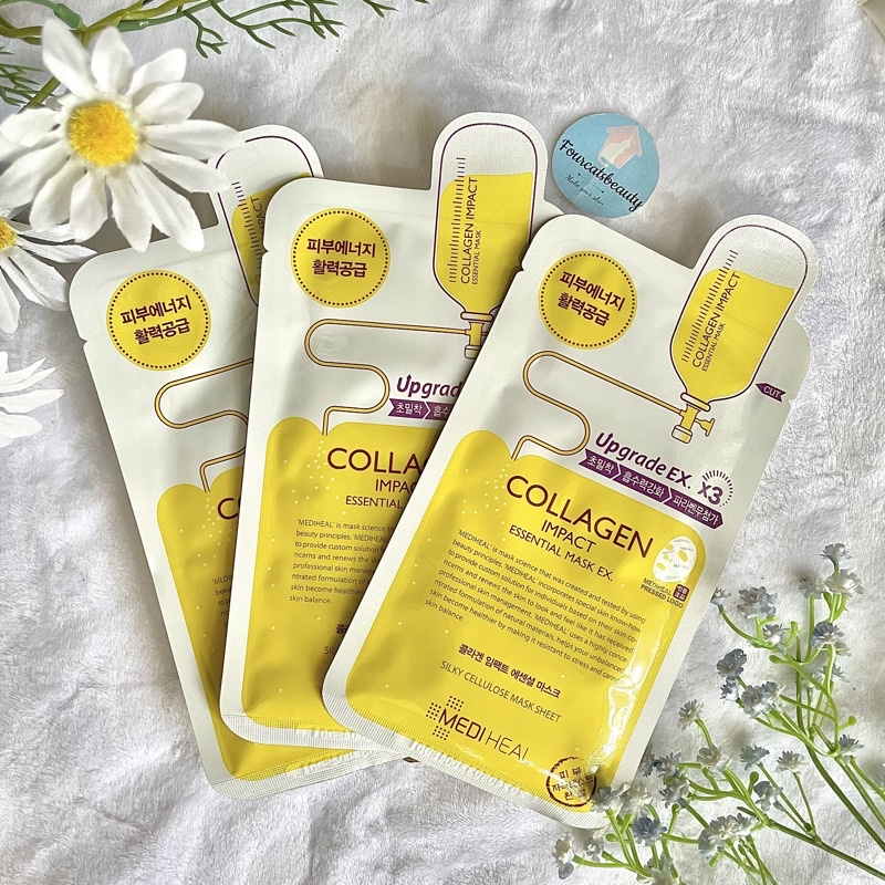 MẶT NẠ Phục Hồi Da, Dưỡng Da Căng Mịn Mediheal Collagen Impact Essential Mask Ex