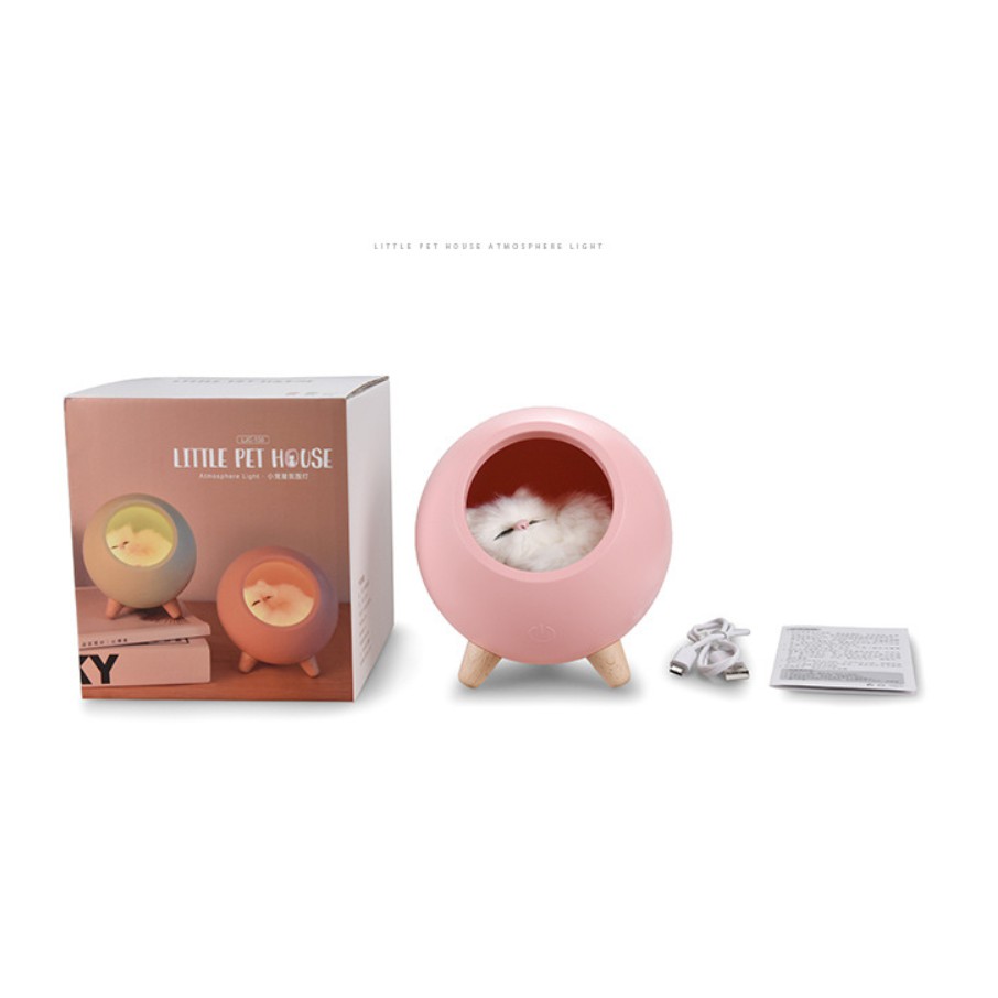 ❤️FREE SHIP❤️ Đèn Ngủ mèo con dễ thương
