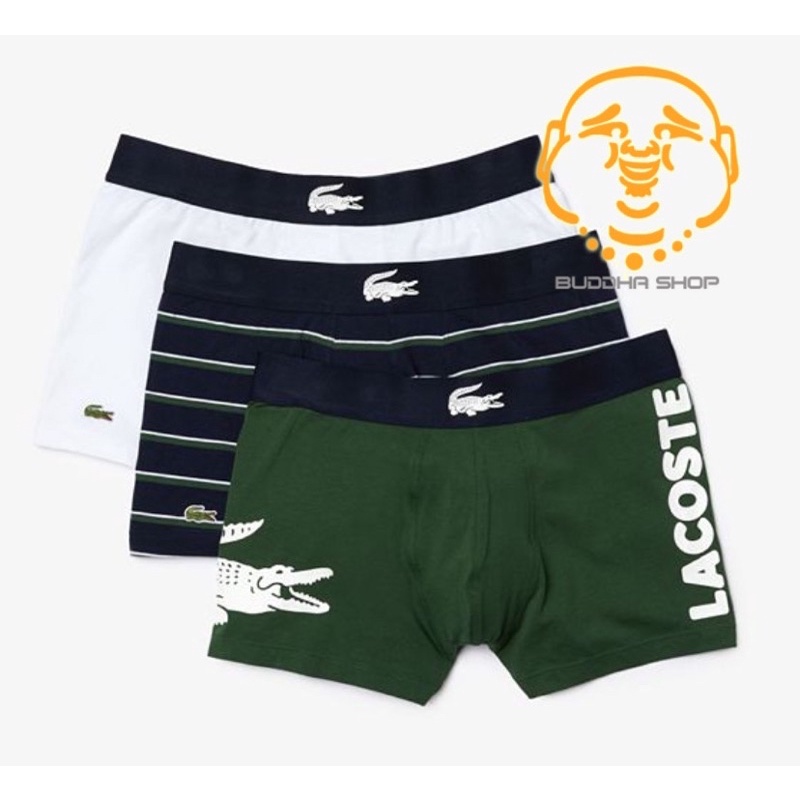 Quần lót đùi nam Lacoste 1 hộp/ 3 cái