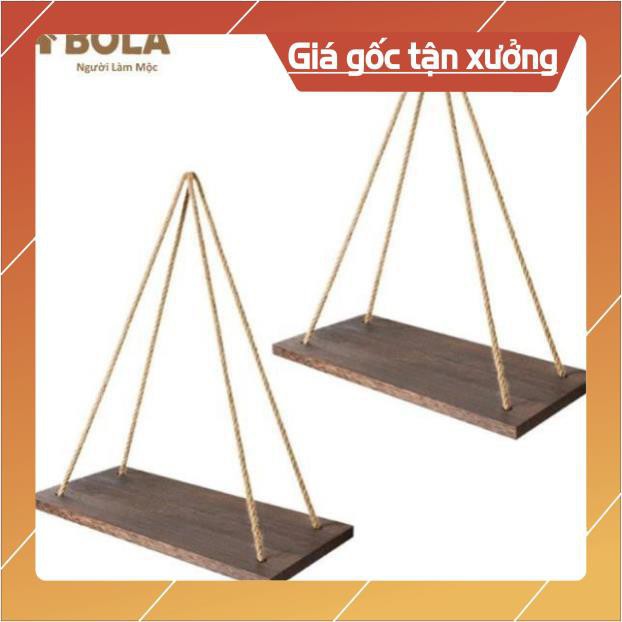 (Giá Xưởng) Kệ treo tường gỗ thông  - Trang trí nhà cửa - DIY