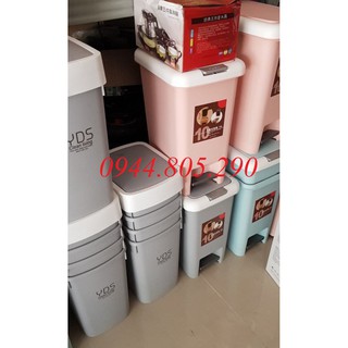 Thùng rác đạp chân 10L cao cấp