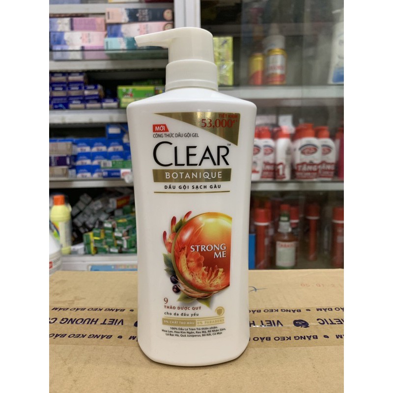 Dầu Gội Sạch Gàu CLEAR Botanique 630g/1chai