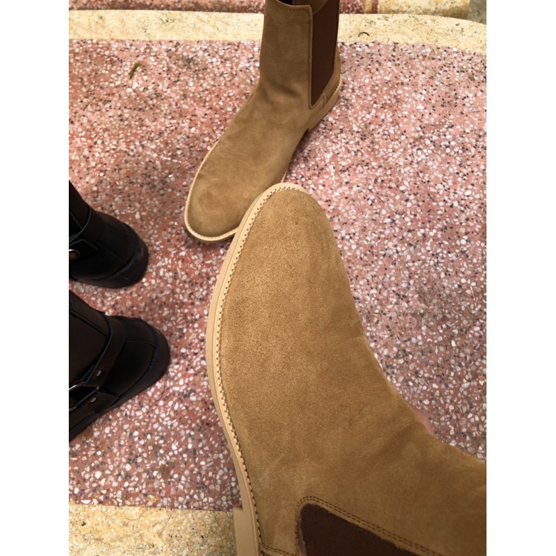 [Mã 2712FASHIONSALE giảm 12% đơn 99K] [ 5 màu ] Chelsea Boots Tan da lộn, thích hợp với quần jeans | BigBuy360 - bigbuy360.vn