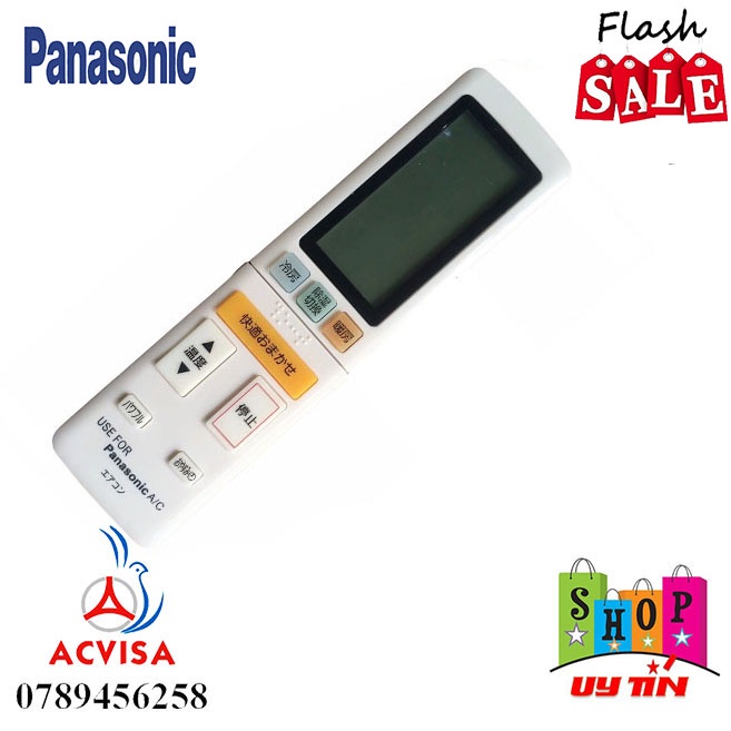 ĐIỀU KHIỂN ĐIỀU HÒA PANASONIC NỘI ĐỊA FULL CHẾ ĐỘ , REMOTE MÁY LẠNH PANASONIC