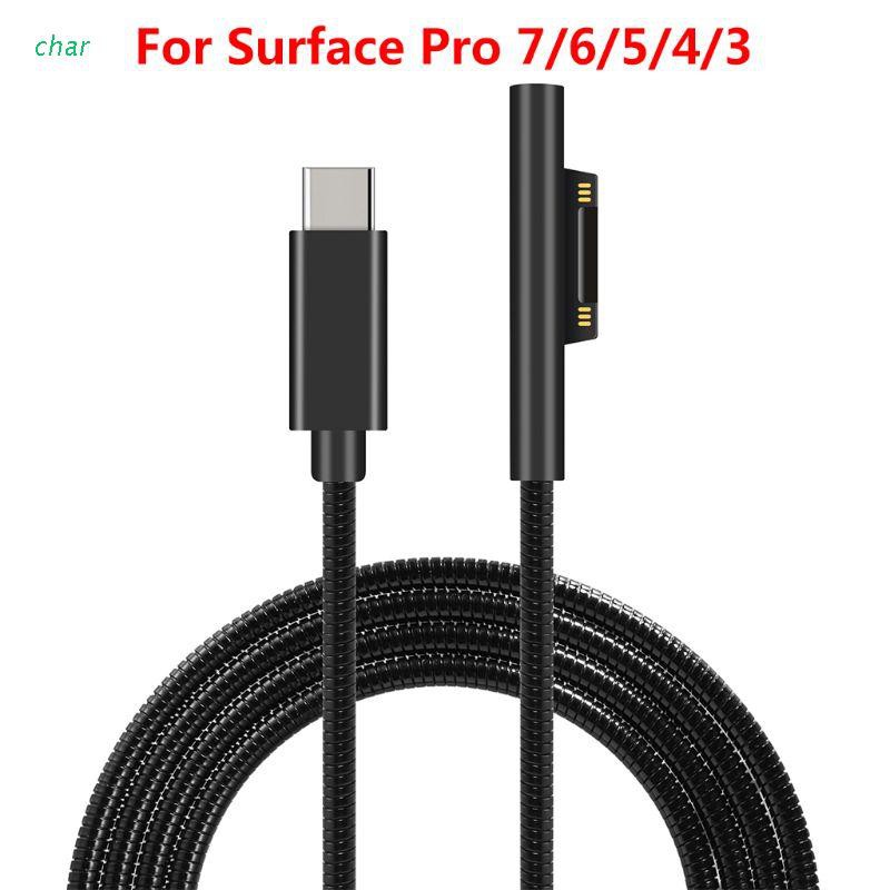 Dây Cáp Sạc Nhanh 1.5m Usb Type-C 15v 3a Pd Cho Microsoft- Surface Pro 3 4 5 6 7