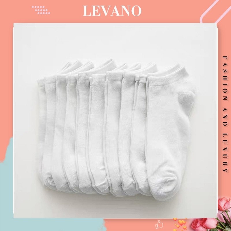 Tất nữ ngắn cổ phong cách Hàn Quốc LEVANO chất liệu polyester co giãn 4 chiều hạn chế thối chân T012