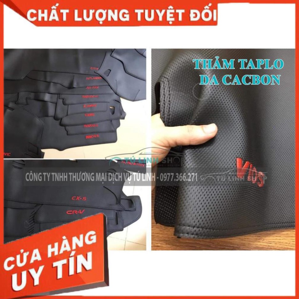 Thảm Taplo Xe MAZDA CX 8 Da Carbon 3 Lớp Hoặc Nhung Lông Cừu Hàng Loại 1 -FREE SHIP