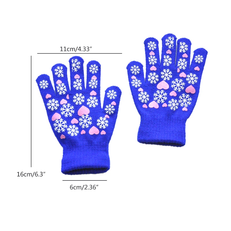 Găng Tay Dệt Kim Dài 16cm Thời Trang Thu Đông Cho Bé