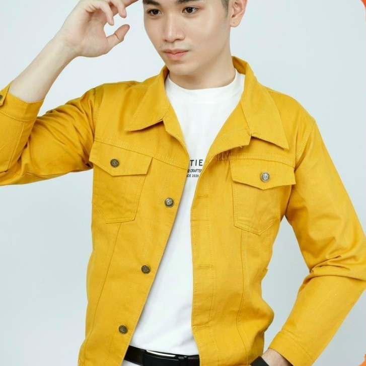 [HOT TREND] ÁO KHOÁC KAKI JEAN NAM ĐẸP THỜI TRANG MỚI NHẤT 2022 MẪU MỚI KK05